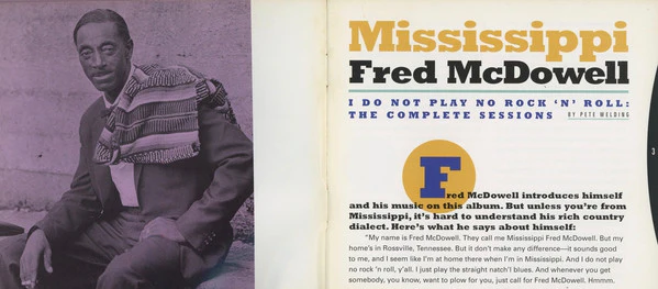 Fred McDowell - I Do Not Play No Rock 'N' Roll (2xCD, Comp) (Near Mint (NM or M-)) - Image 4