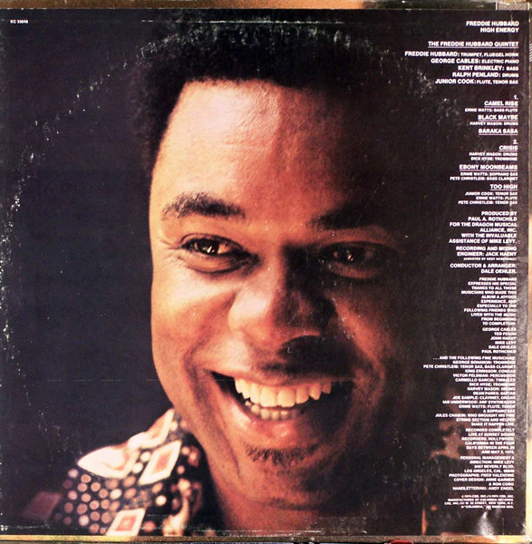 Freddie Hubbard - High Energy (LP, Album, Ter) (Very Good Plus (VG+)) - Image 2