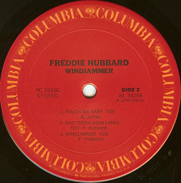 Freddie Hubbard - Windjammer (LP, Album, Pit) (Very Good (VG)) - Image 4
