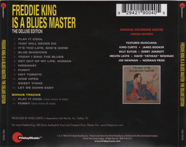 Freddie King - Freddie King Is A Blues Master: The Deluxe Edition (CD, Dlx, Ltd, RE) (Very Good Plus (VG+)) - Image 4