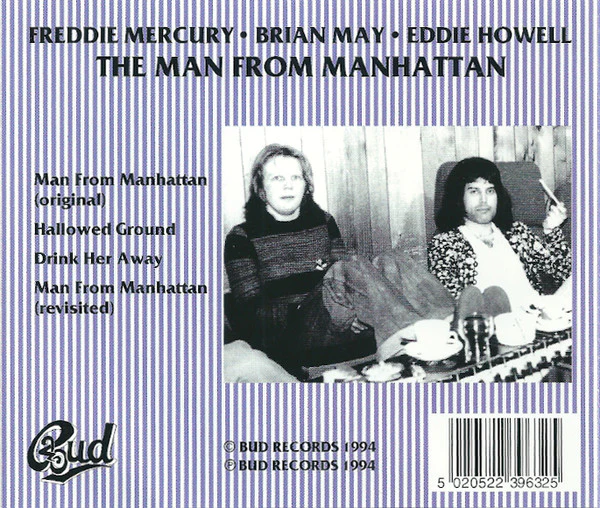 Freddie Mercury · Brian May · Eddie Howell - The Man From Manhattan (CD, Single) (Near Mint (NM or M-)) - Image 2