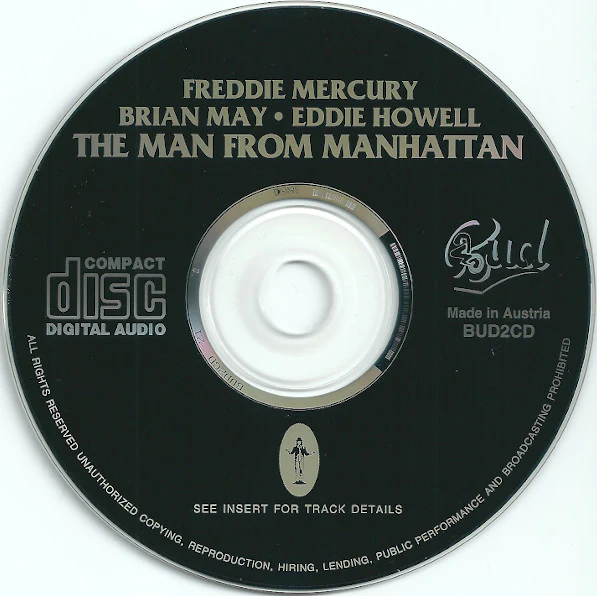Freddie Mercury · Brian May · Eddie Howell - The Man From Manhattan (CD, Single) (Near Mint (NM or M-)) - Image 3