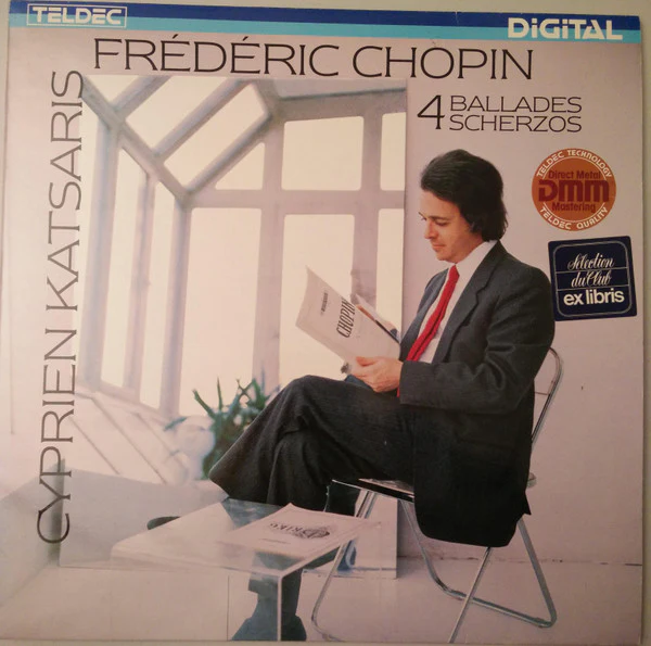 Frédéric Chopin - Cyprien Katsaris - 4 Ballades / 4 Scherzos (LP, DMM) (Very Good Plus (VG+))