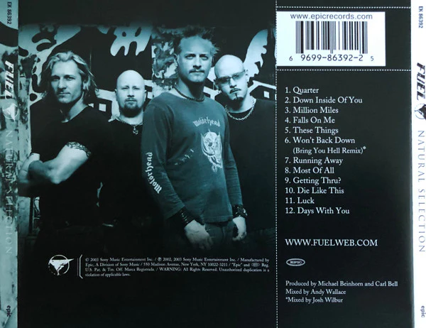 Fuel - Natural Selection (CD, Album, Enh, DAD) (Very Good Plus (VG+)) - Image 2