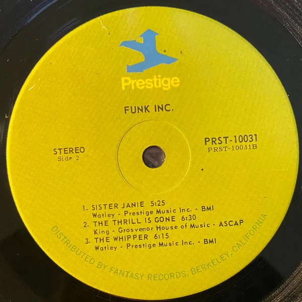 Funk Inc. - Funk Inc. (LP, Album) (Very Good Plus (VG+)) - Image 4