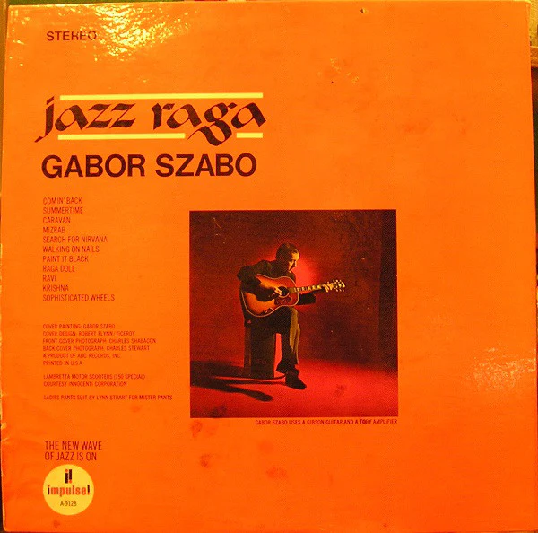 Gabor Szabo - Jazz Raga (LP, Album, Gat) (Very Good Plus (VG+)) - Image 4