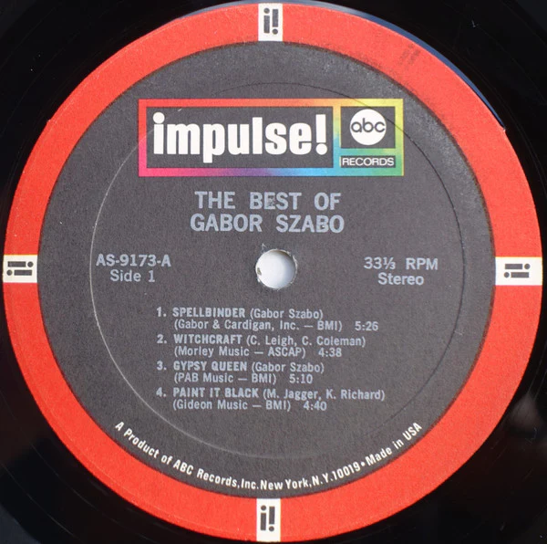 Gabor Szabo - The Best Of Gabor Szabo (LP, Comp, Gat) (Very Good Plus (VG+)) - Image 5