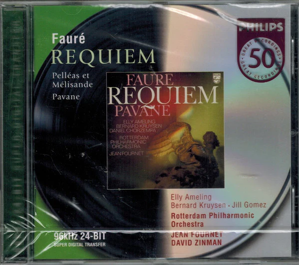 Gabriel Fauré - Elly Ameling · Bernard Kruysen · Jill Gomez · Rotterdams Philharmonisch Orkest · Jean Fournet · David Zinman - Requiem; Pelléas Et Mélisande; Pavane (CD, Comp, RE, RM) (Very Good Plus (VG+)) - Image 2