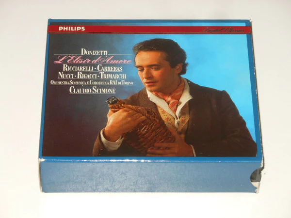 Gaetano Donizetti / Katia Ricciarelli, José Carreras, Leo Nucci, Susanna Rigacci, Domenico Trimarchi, Orchestra Sinfonica Di Torino Della RAI E Coro Di Torino Della RAI, Claudio Scimone - L’Elisir D’Amore (2xCD, Album + Box, Sli) (Very Good Plus (VG+ - Image 5
