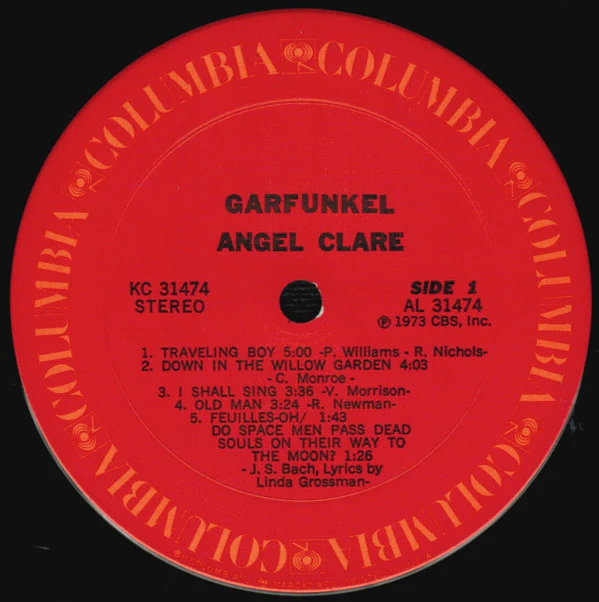 Garfunkel* - Angel Clare (LP, Album, San) (Very Good Plus (VG+)) - Image 3