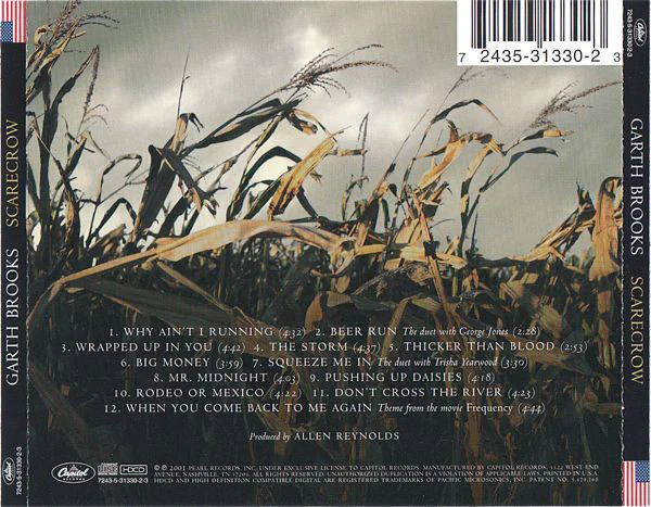 Garth Brooks - Scarecrow (HDCD, Album) (Near Mint (NM or M-)) - Image 2