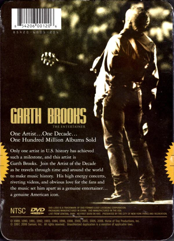 Garth Brooks - The Entertainer (5xDVD-V, Ltd, Multichannel, NTSC, Col) (Very Good Plus (VG+)) - Image 4