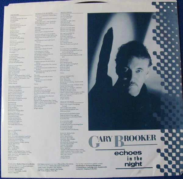 Gary Brooker - Echoes In The Night (LP, Album, Promo) NEW & SEALED - Image 4