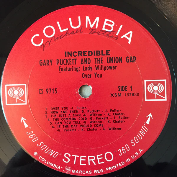 Gary Puckett And The Union Gap* - Incredible (LP, Album, Pit) (Very Good (VG)) - Image 3