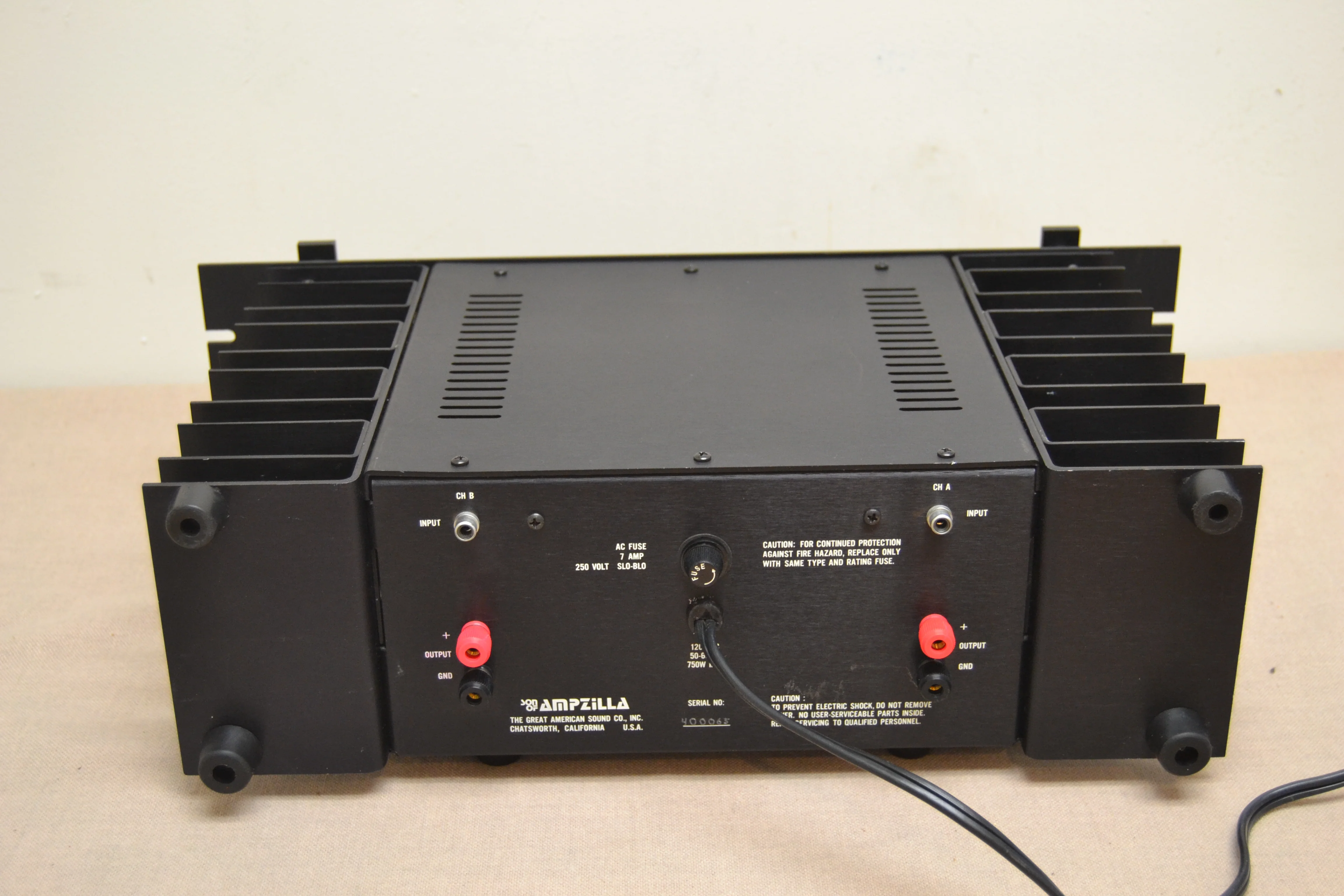 GAS Son of an Ampzilla Power Amplifier * 80W RMS * 1977 * Fully Recapped - Image 10