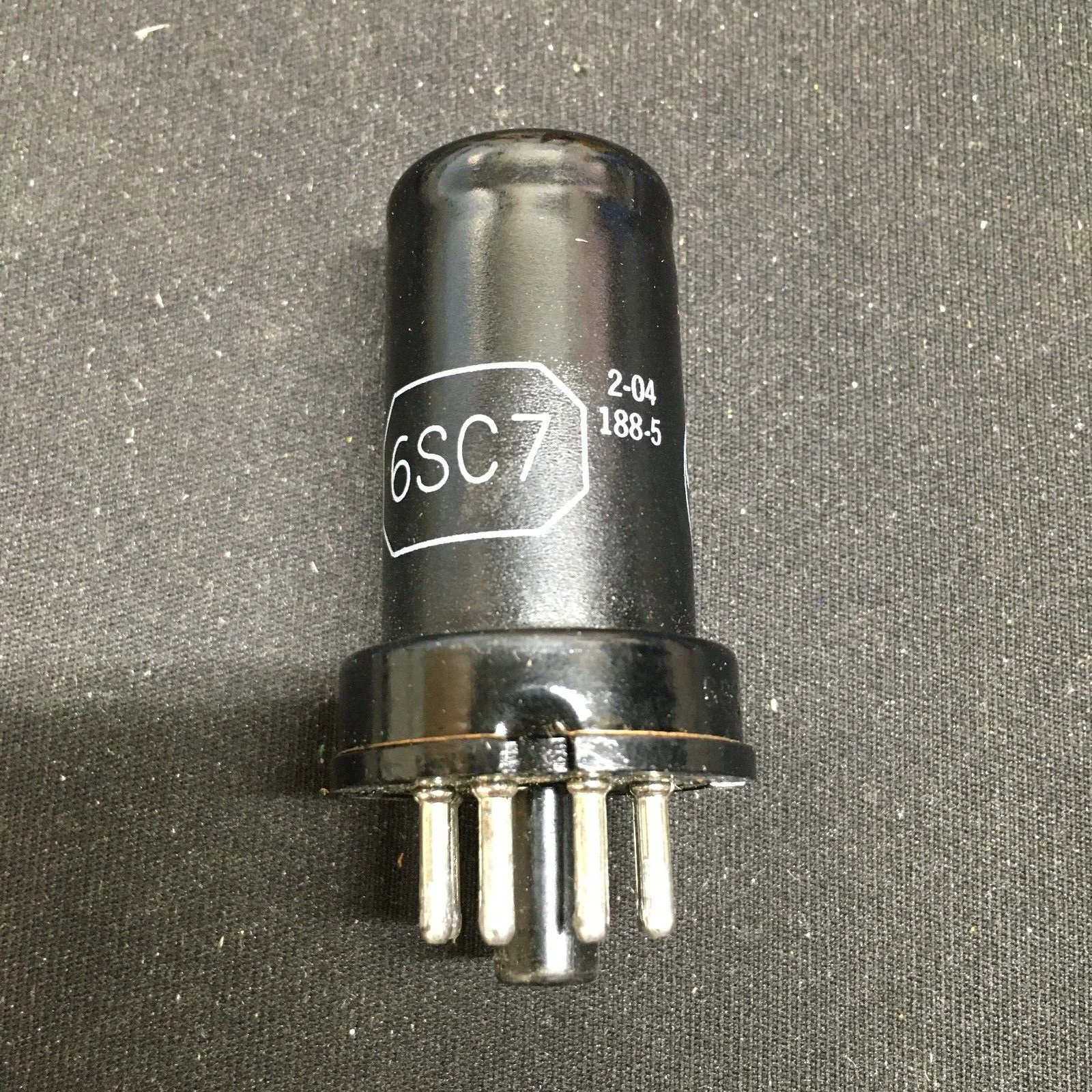 GE 12SC7 (Metal) Vacuum Tube * Tested 105/93% - Image 3