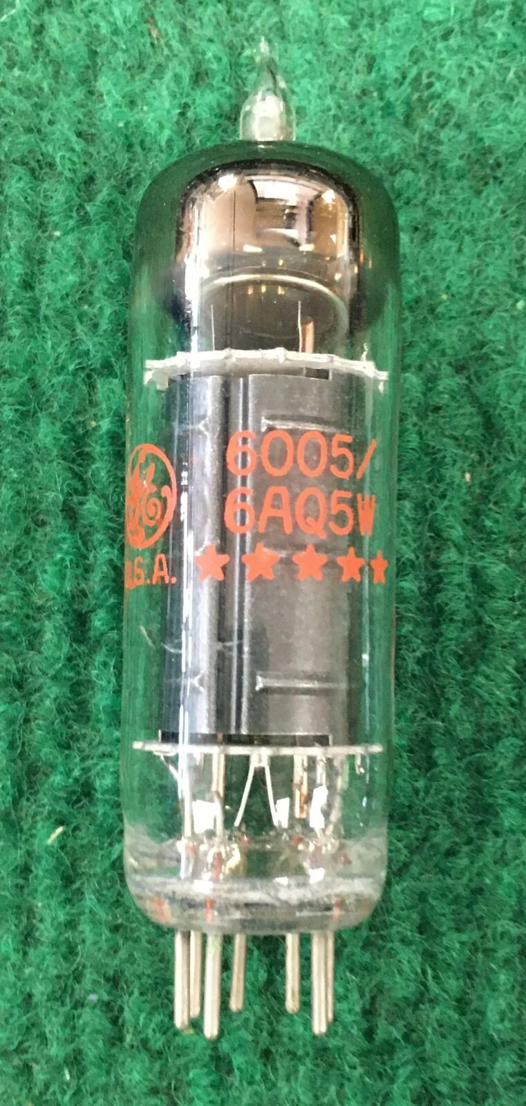 GE * 6AQ5W Tube * Tested 105 - Image 2