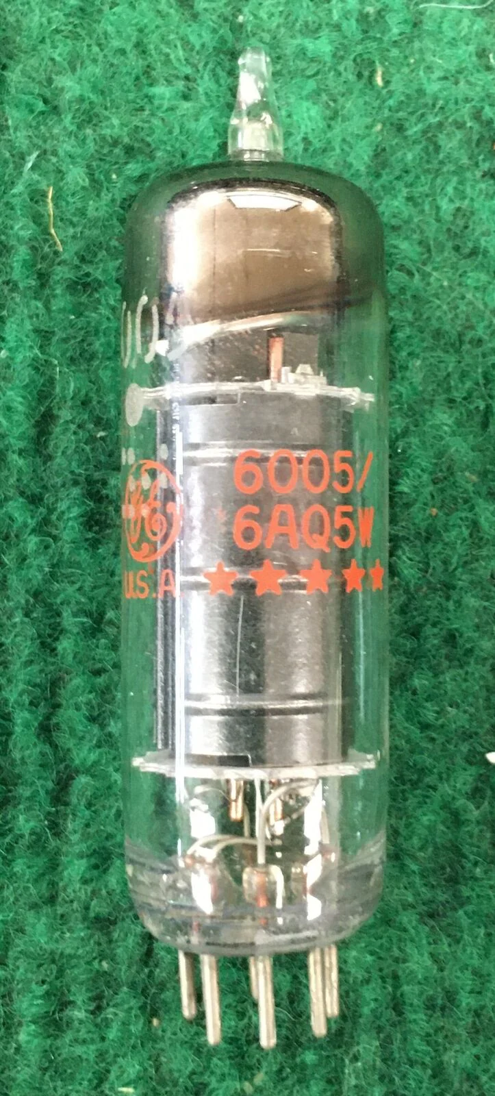 GE * 6AQ5W Tube * Tested 110 - Image 2