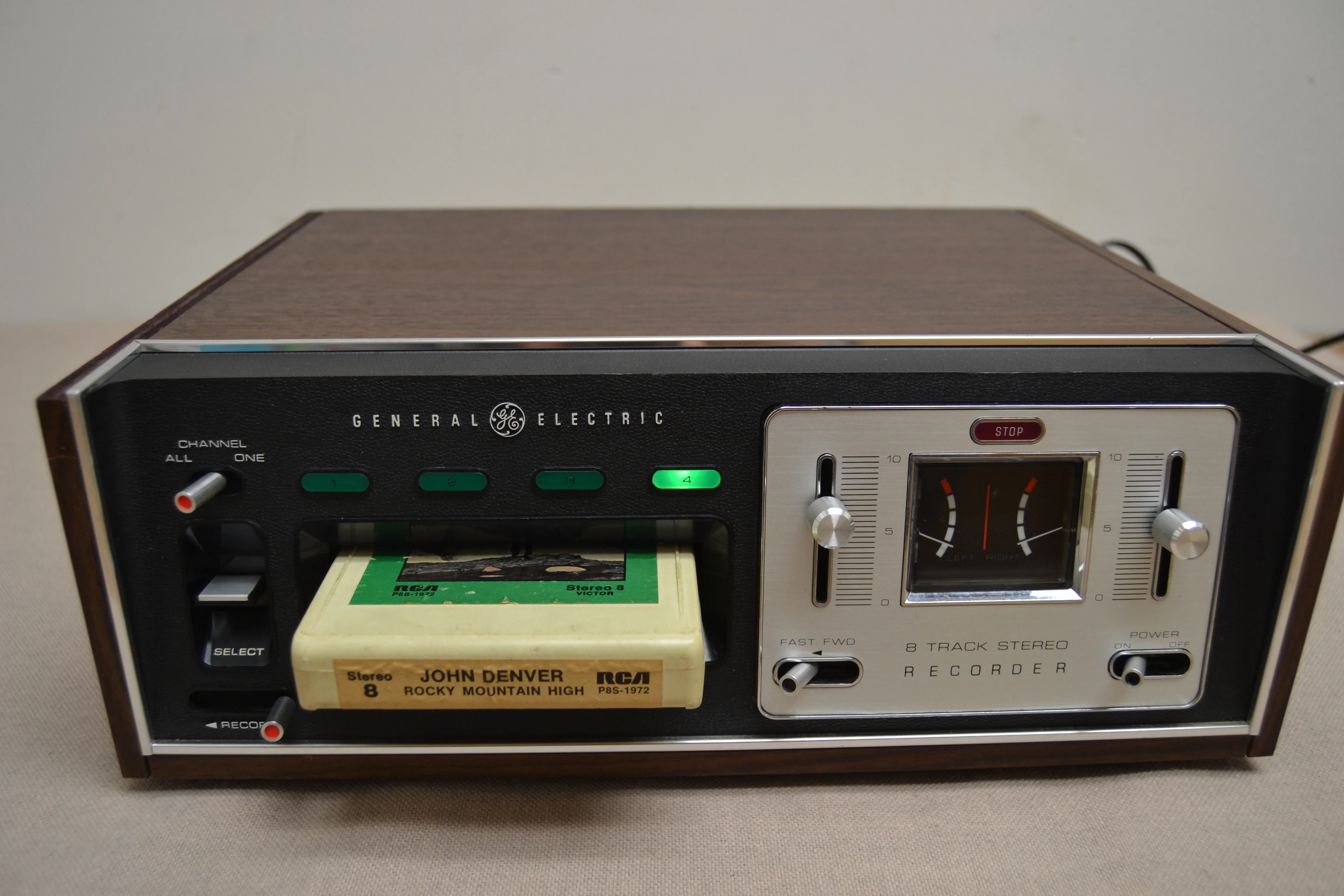 GE General Electric TA-600A * 8 Track Player/Recorder * Fully Serviced * New Belts - Image 8