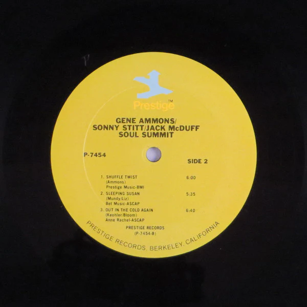 Gene Ammons And Sonny Stitt With Brother Jack McDuff - Soul Summit (LP, Album, RE, Pit) (Mint (M)) - Image 4