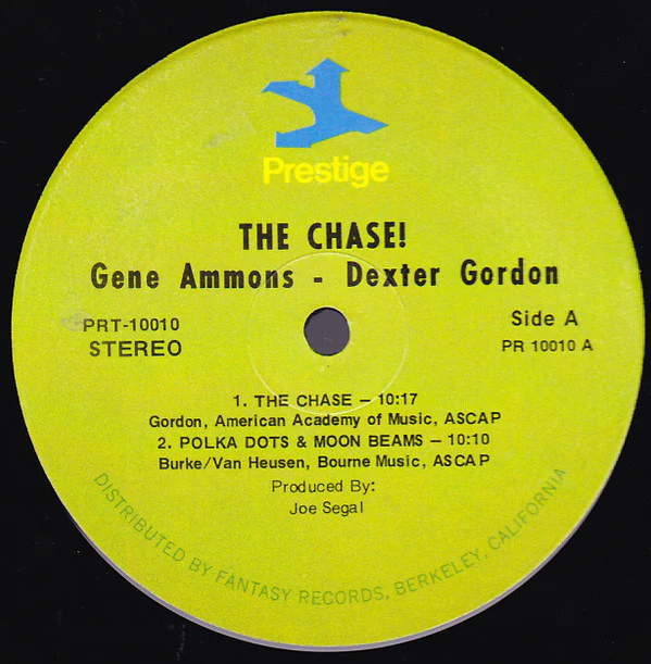 Gene Ammons & Dexter Gordon - The Chase! (LP, Album, RE) (Very Good (VG)) - Image 3