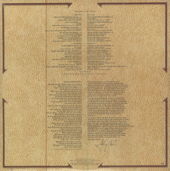 Gene Autry - Gene Autry 50th Anniversary (2xLP, Comp, Club, Gat) (Very Good Plus (VG+)) - Image 3
