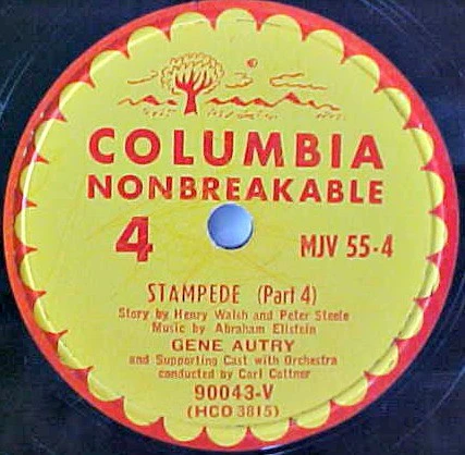 Gene Autry - Stampede (2x10") (Very Good (VG)) - Image 4