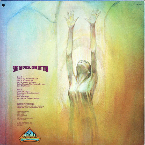 Gene Cotton - Save The Dancer (LP, Album, San) (Very Good Plus (VG+)) - Image 2