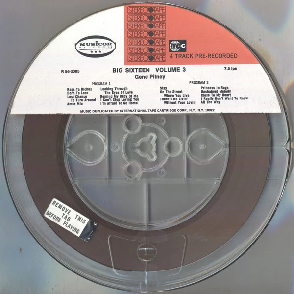 Gene Pitney - Big Sixteen Vol. 3 (Reel, 4tr Stereo, 7" Reel, Comp, Whi) (Very Good (VG)) - Image 3