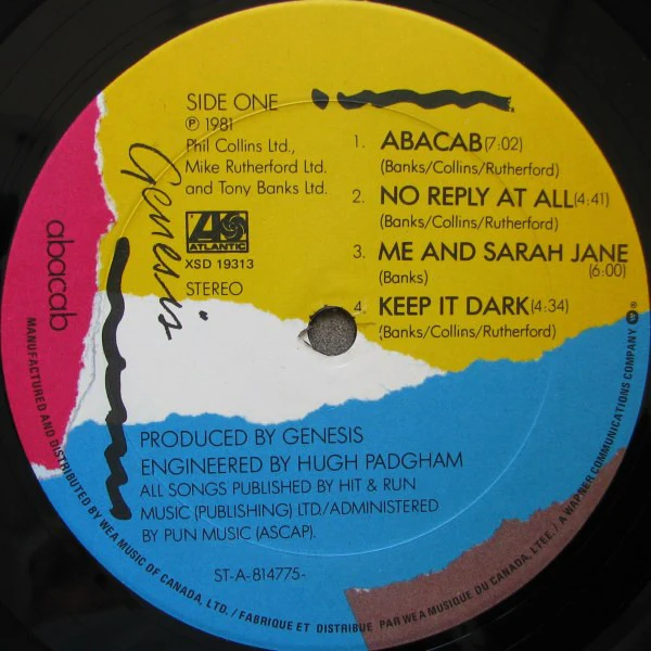 Genesis - Abacab (LP, Album, BPR) (Very Good Plus (VG+)) - Image 3