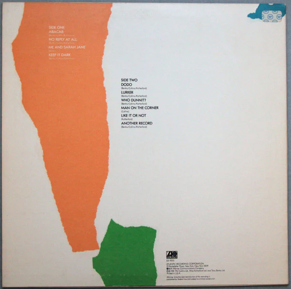 Genesis - Abacab (LP, Album, COR) (Good Plus (G+)) - Image 2