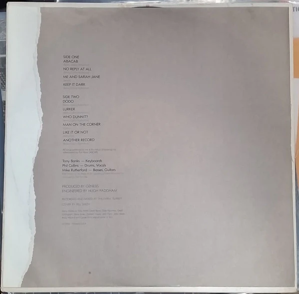 Genesis - Abacab (LP, Album, D) (Near Mint (NM or M-)) - Image 5