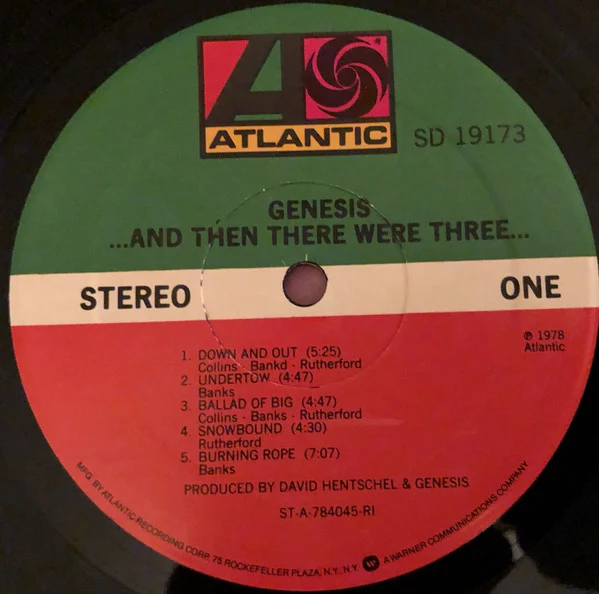 Genesis - ...And Then There Were Three... (LP, Album) (Near Mint (NM or M-)) - Image 3