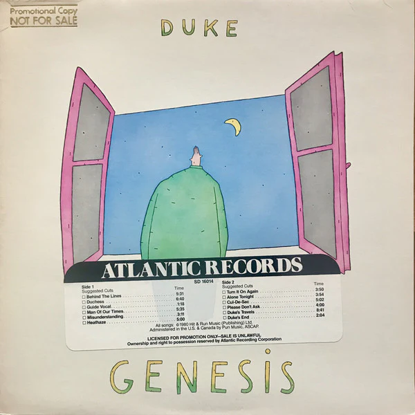 Genesis - Duke (LP, Album, Mon) (Very Good Plus (VG+))