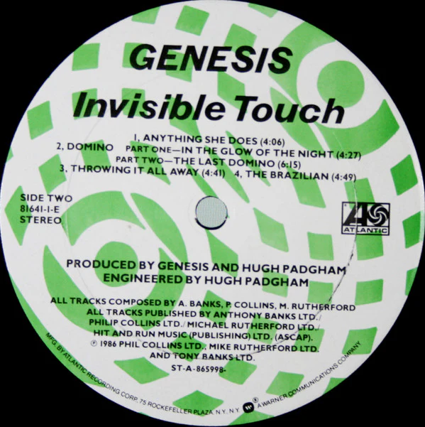 Genesis - Invisible Touch (LP, Album, Club) (Very Good Plus (VG+)) - Image 4