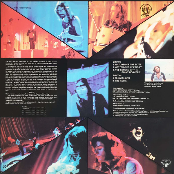 Genesis - Live (LP, Album, RE, Son) (Near Mint (NM or M-)) - Image 2