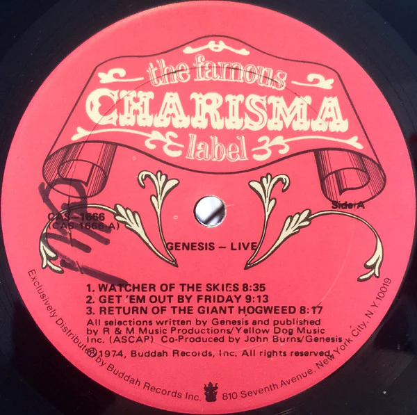 Genesis - Live (LP, Album) (Very Good (VG)) - Image 3