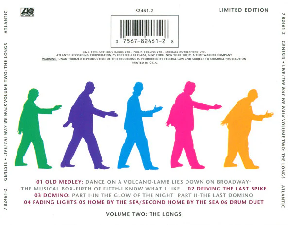 Genesis - Live / The Way We Walk (Volume Two: The Longs) (CD, Album, Ltd) (Near Mint (NM or M-)) - Image 3