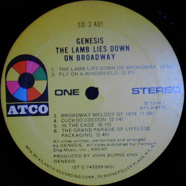 Genesis - The Lamb Lies Down On Broadway (2xLP, Album, MO-) (Good Plus (G+)) - Image 3