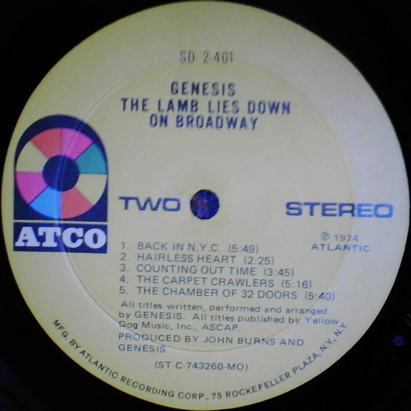 Genesis - The Lamb Lies Down On Broadway (2xLP, Album, MO-) (Good Plus (G+)) - Image 4