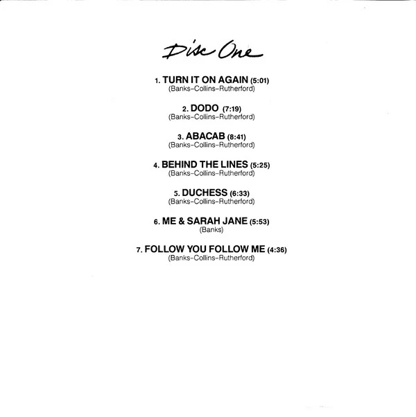 Genesis - Three Sides Live (2xCD, Album, RE) (Near Mint (NM or M-)) - Image 2
