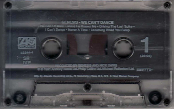 Genesis - We Can't Dance (Cass, Album, Club, SR) (Near Mint (NM or M-)) - Image 3