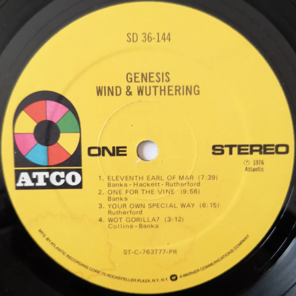 Genesis - Wind & Wuthering (LP, Album, PR-) (Very Good Plus (VG+)) - Image 4