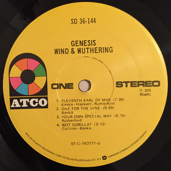 Genesis - Wind & Wuthering (LP, Album, RI ) (Near Mint (NM or M-)) - Image 3
