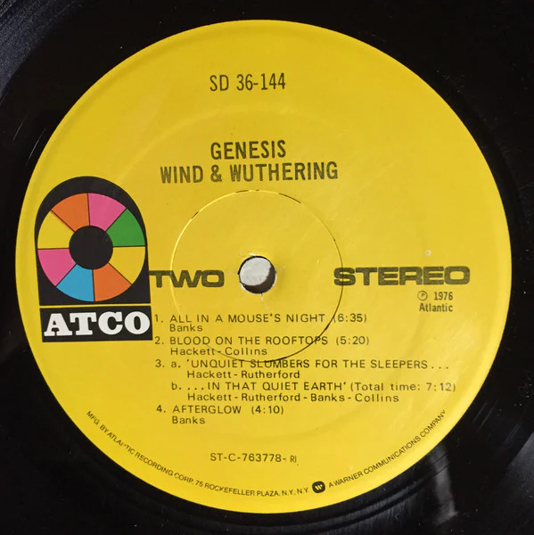 Genesis - Wind & Wuthering (LP, Album, RI ) (Near Mint (NM or M-)) - Image 4