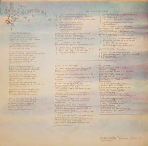 Genesis - Wind & Wuthering (LP, Album) (Very Good (VG)) - Image 4