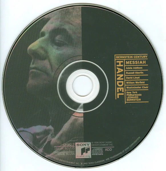 Georg Friedrich Händel, Leonard Bernstein, New York Philharmonic - Messiah (2xCD, RE, RM) (Near Mint (NM or M-)) - Image 4