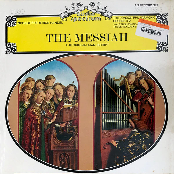 Georg Friedrich Händel, The London Philharmonic Orchestra - The Messiah - The Original Manuscript (3xLP, Album + Box) (Very Good Plus (VG+))