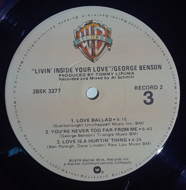 George Benson - Livin' Inside Your Love (2xLP, Album, Jac) (Very Good Plus (VG+)) - Image 5