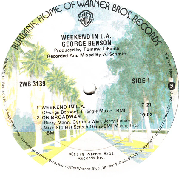 George Benson - Weekend In L.A. (2xLP, Album, Gol) (Very Good Plus (VG+)) - Image 3